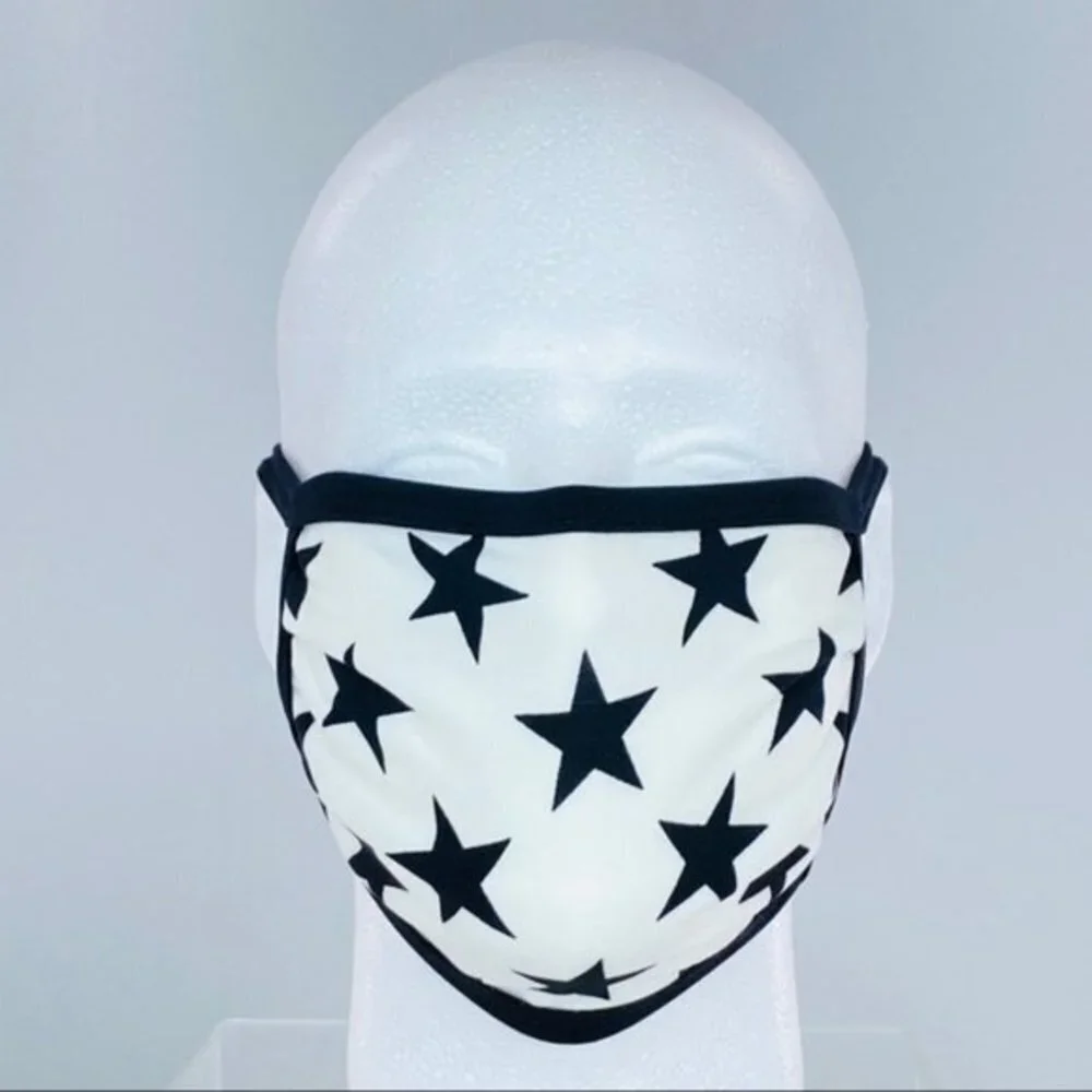 WASHABLE POLY & COTTON MASK New In Package • 27 P